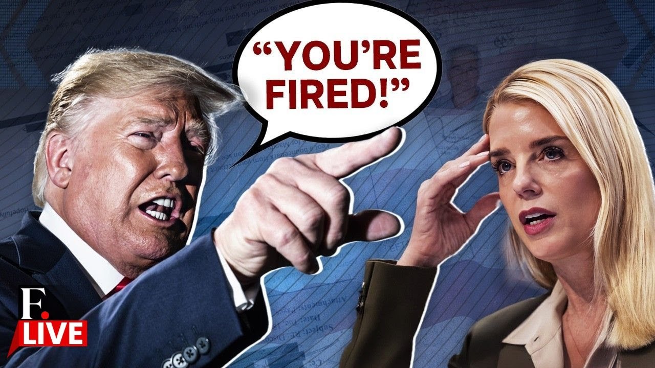 LIVE | Trump Sacks Pam Bondi: Did the Epstein Files Seal Her Fate? | Firstpost