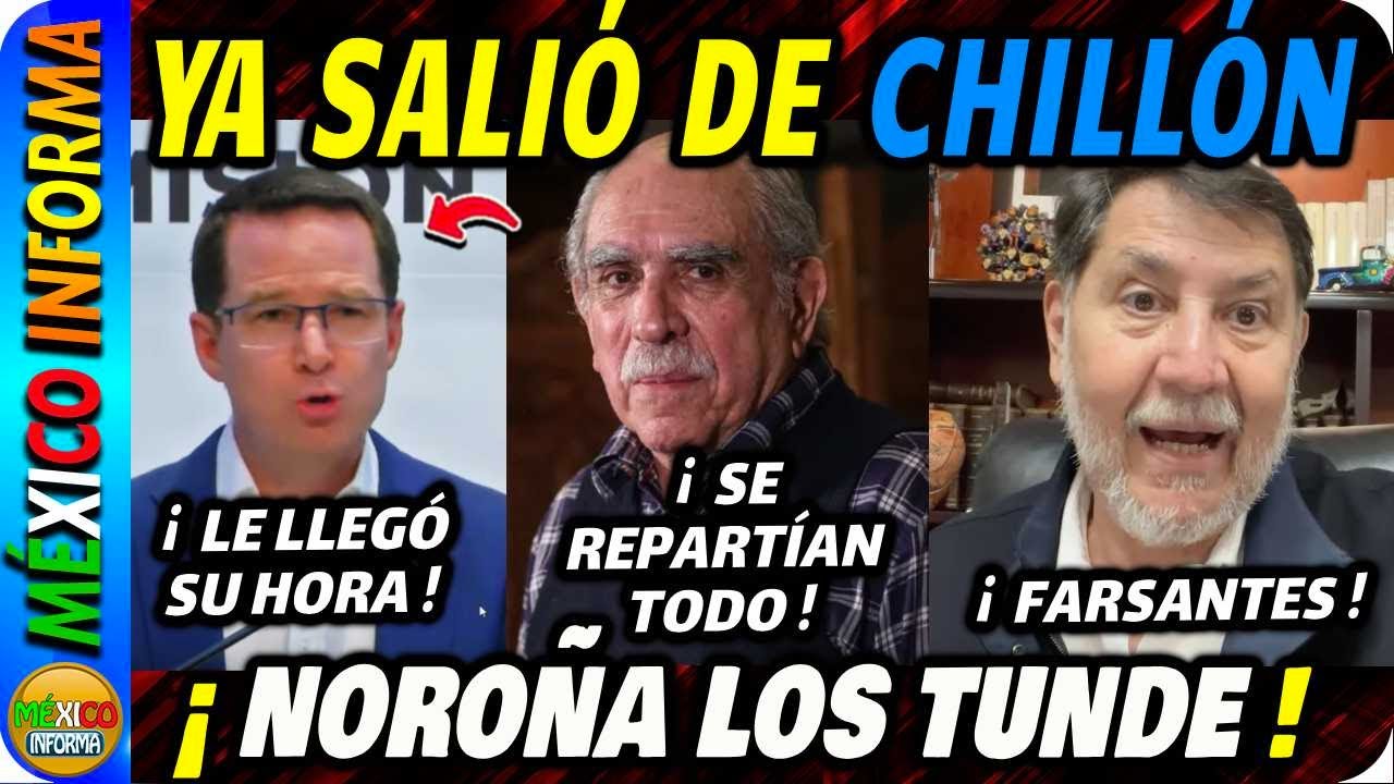 SALIÓ MUY CHILLÓN EL INFELIZ. NOROÑA TUNDE A LOS PANIAGUADOS. YA HAY RELEVO DE PABLO GÓMEZ.