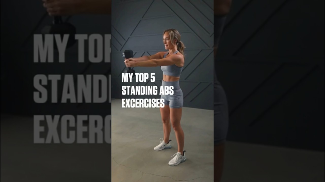 Standing Abs Exercises - YouTube