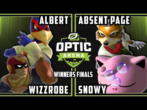 OpTic Arena SSBM - Albert & Wizzrobe Vs. AbsentPage & Snowy - Smash Melee Doubles Winners Finals
