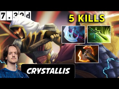 Crystallis Juggernaut Safelane - Dota 2 Pro player Full Gameplay