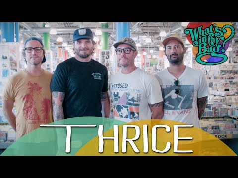 Thrice's “What’s In My Bag?” | Amoeba Music