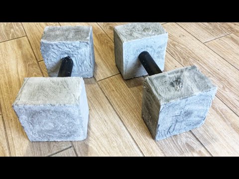 How to Make Homemade Dumbbell For Free - DIY Weights