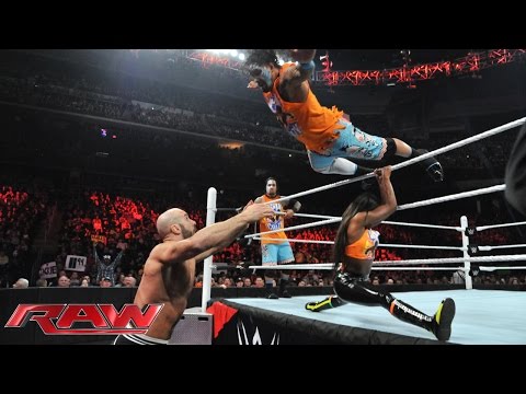 The Usos & Naomi vs. Cesaro, Tyson Kidd & Natalya: Raw, March 2, 2015