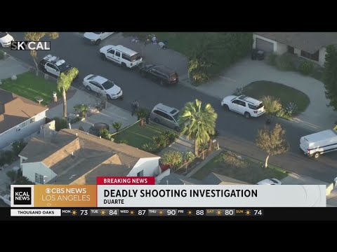 Man killed in Duarte shooting; investigation underway