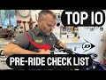 Top Ten Pre-Ride Check List