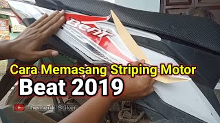 Download lagu Cara Memasang Striping Motor - Beat 2019 || Themenk Stiker mp3
