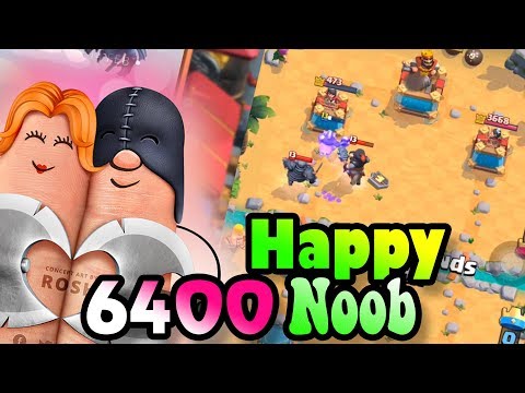 🔥 Hog Exenado DECK👈 Happy Noob 6400+ Gameplays - Clash Royale