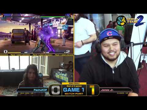 PachuKOF vs James Jr. -  KOF XIV Neo Geo World Tour Season 2 Milwaukee Stop Semi Finals