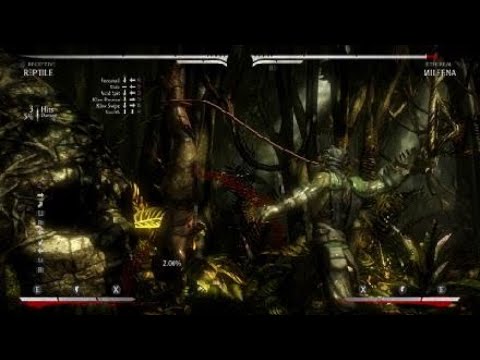 Mortal Kombat X reptile fighting