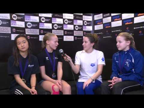 Interview Girls C Platform, Senet Diving Cup Eindhoven 2016