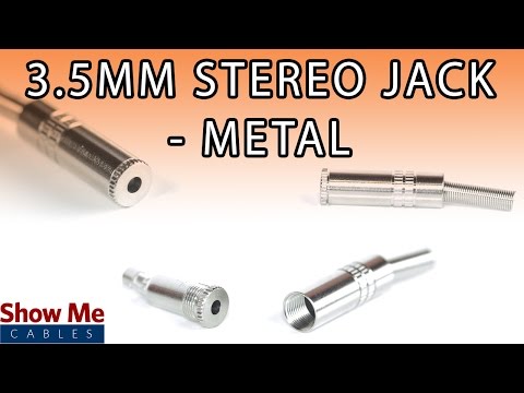3.5mm Metal Stereo Jack - DIY Project to Repair Your Audio Cable #984