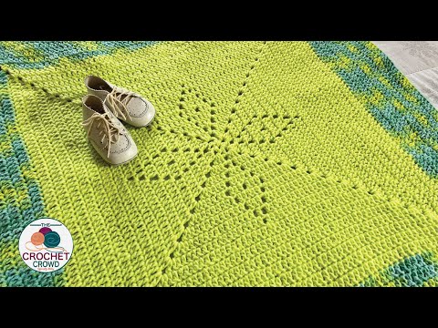 Left Hand Crochet for Beginners Baby Blanket Pattern The Crochet Crowd