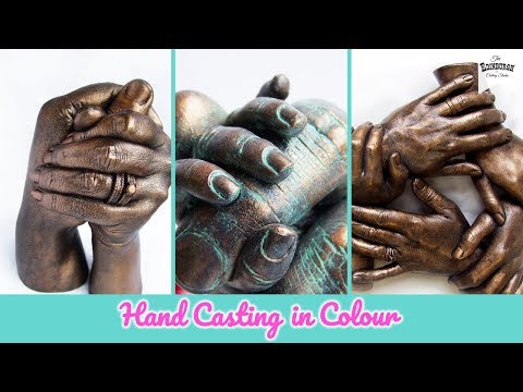 Hand Casting Tutorial: How To Add Colour to Hand Casts