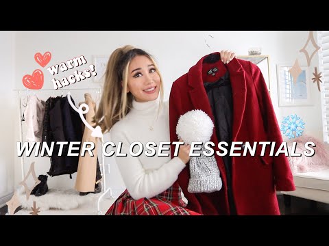 Winter Closet Essentials | Hacks to help you survive winter🥶❄️