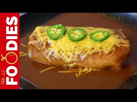 Wet Burrito Recipe - Bean and Cheese Burrito Recipe