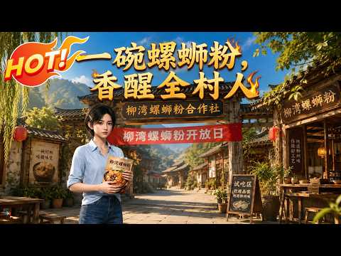 ⚡【新番速递】《一碗螺蛳粉，香醒全村人》扎根乡土破解产销难题，她从小作坊做起严控品质，搭建溯源体系，小小螺蛳粉带领整村脱贫致富！#漫剧 #乡村 #种田 #逆袭 #爱看动漫