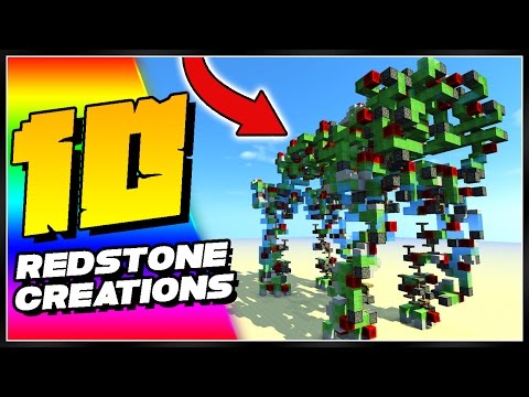 UnspeakableReacts - 10 Minecraft Redstone Creations That Will Blow Your Mind
