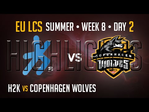 H2K vs Copenhagen Wolves HIGHLIGHTS | Week 8 Day 2 EU LCS Summer Split 2015 S5 | H2K vs CW W8D2