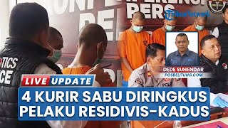 Ada Residivis hingga Oknum Kepala Dusun, 4 Kurir Sabu Diringkus Satres Narkoba Polres Belitung