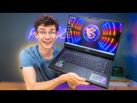 The MOST POWERFUL Gaming Laptop Ever?! - MSI Titan GT77HX | AD