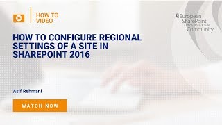 How To Configure Regional Settings of a Site in SharePoint 2016 How To Configure Regional Settings of a Site in SharePoint 2016