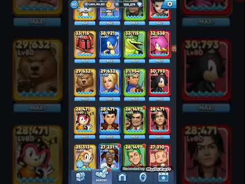 Sega Heroes everything is maxed out! Boss fight with Dremagen twice!