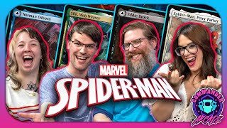 Marvel's SPIDER-MAN x MTG New Commander Builds! | Norman vs. Silk vs. Eddie vs. Peter Parker