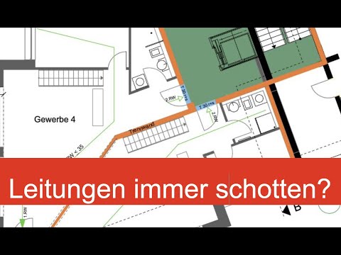 Sind Leitungen immer zu schotten?