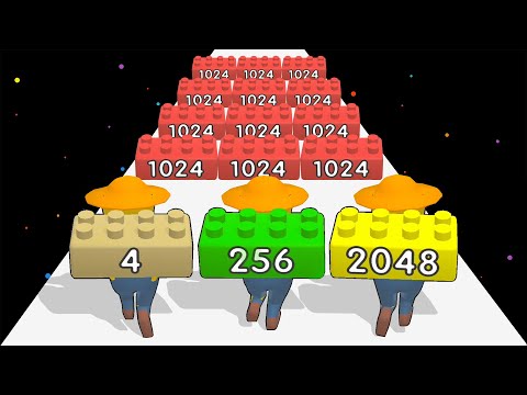 2048 Brick Runner: Max Level
