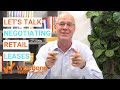 Negotiating Retail Leases