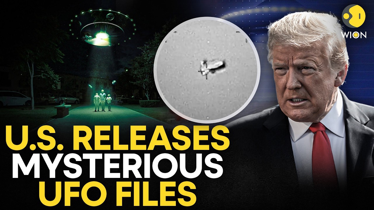UFO Files LIVE: Space  Mystery Deepens As Pentagon Unveils New Shocking Documents On UFO | WION