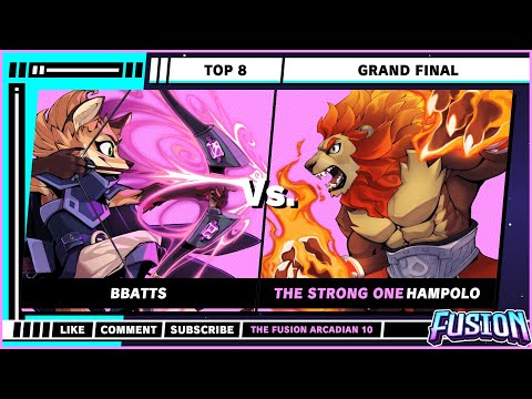 Fusion Arcadian 10 - Grand Final - Bbatts (Fleet) VS HamPolo (Zetterburn) - Rivals of Aether 2