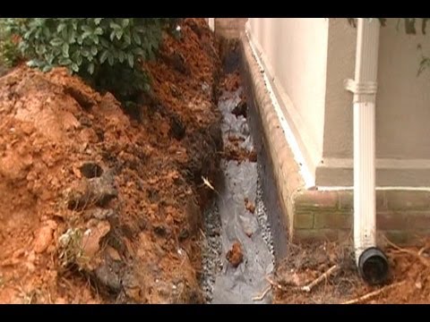 Waterproof Your Foundation, How To trench , seal wall, add pipe and gravel. Step by Step Install
