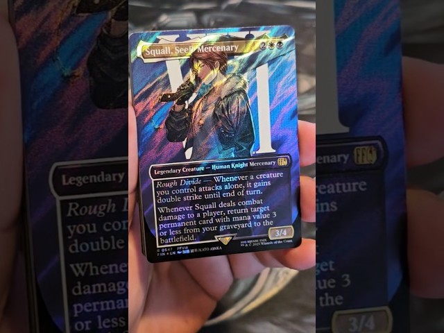 Vídeo relacionado con Magic The Gathering Final Fantasy Surge FOIL Full Art Lands - MTG - (Forest #576 (Surge Foil))