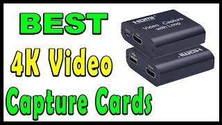 TOP 5 Best 4K Video Capture Cards 2025