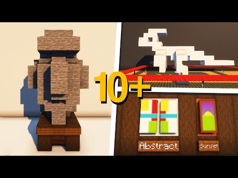 Minecraft: 10+ Museum Build Hacks & Ideas!