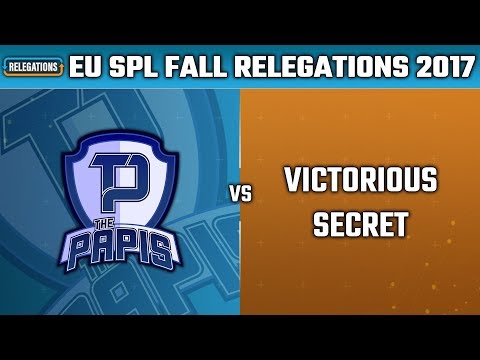 SMITE: SPL Fall Relegations 2017 - The Papis vs. Victorious Secrets
