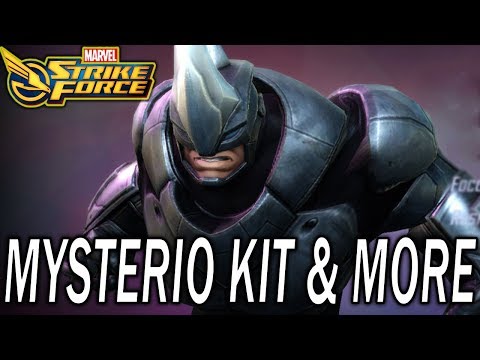 Minn-Erva Coming to Orbs - Mysterio Kit - Rhino Gameplay - MARVEL Strike Force - MSF