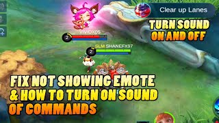 Download lagu Can't see friends emotes? Command no sound? FIX IT NOW | MLBB mp3 Download lagu Can't see friends emotes? Command no sound? FIX IT NOW | MLBB mp3
