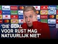 Van de Beek: 'Die goal voor rust mag natuurlijk niet' | CHAMPIONS LEAGUE