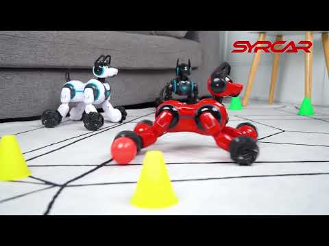 Caine Robot inteligent controlabil prin gesturi si telecomanda iUni 800A, Rotire 360°