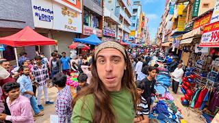 Inside Bangalore's CRAZIEST Street Market 🇮🇳
