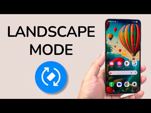 How To Turn On Landscape Mode On Samsung Phone