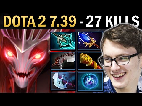 Spectre Gameplay Miracle with 27 Kills and 1003 GPM - Dota 7.39