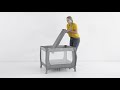 Nascita HAUCK lovelė - maniežas SLEEP N PLAY SQ, nordic pilkas