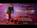 SIKANDAR Official Film Teaser Salman Khan Rashmika Sajid Nadiadwala A R Murugadoss EID2025