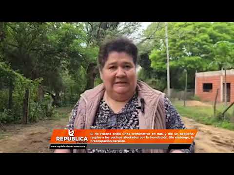 Creciente del Paraná: Situación actual en Itatí 24/10/2026