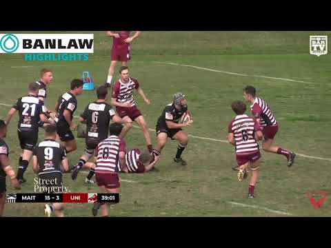 2019 NHRU - Premier 2 Round 11 Highlights - Maitland v University