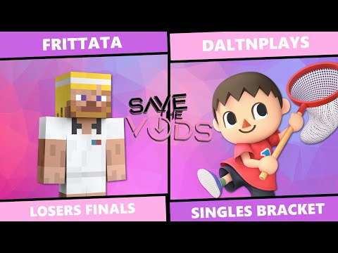 Save The Vods #47: Losers Finals - DaltnPlays (Villager) Vs Frittata (Steve) SSBU Singles